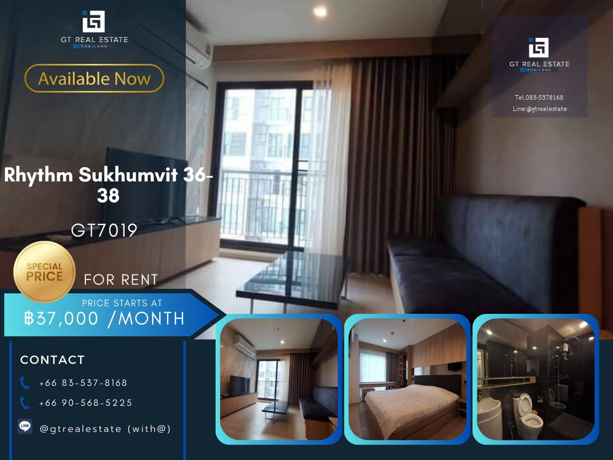 ให้เช่าคอนโดราคาพิเศษ  Rhythm sukhumvit 36-38 พร้อมอยู่ ทำเลดี