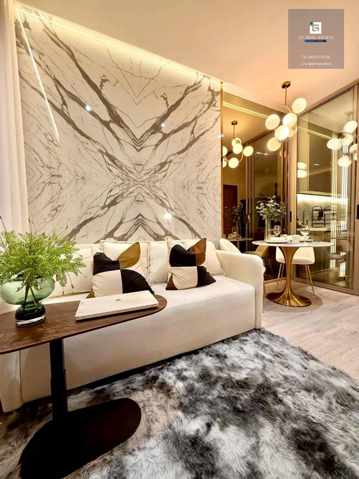 🌆 GT15753 | RHYTHM Ekkamai Estate เดินทางสะดวก ใกล้รถไฟฟ้าบีทีเอส มีรถรับส่ง เฟอร์นิเจอร์ครบ พร้อมอยู่