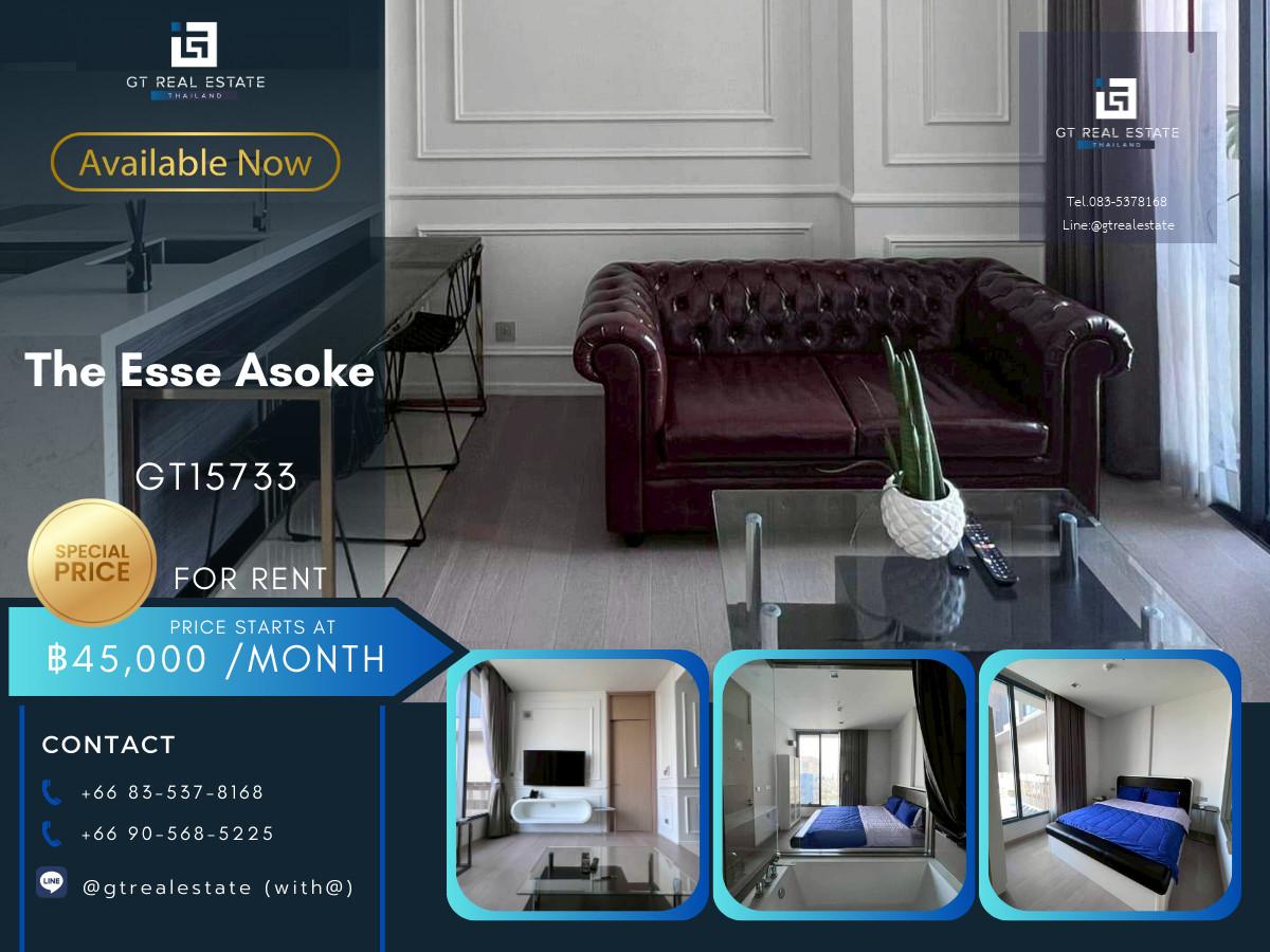 🏙️ GT15733 | The Esse Asoke Prime Location in CBD