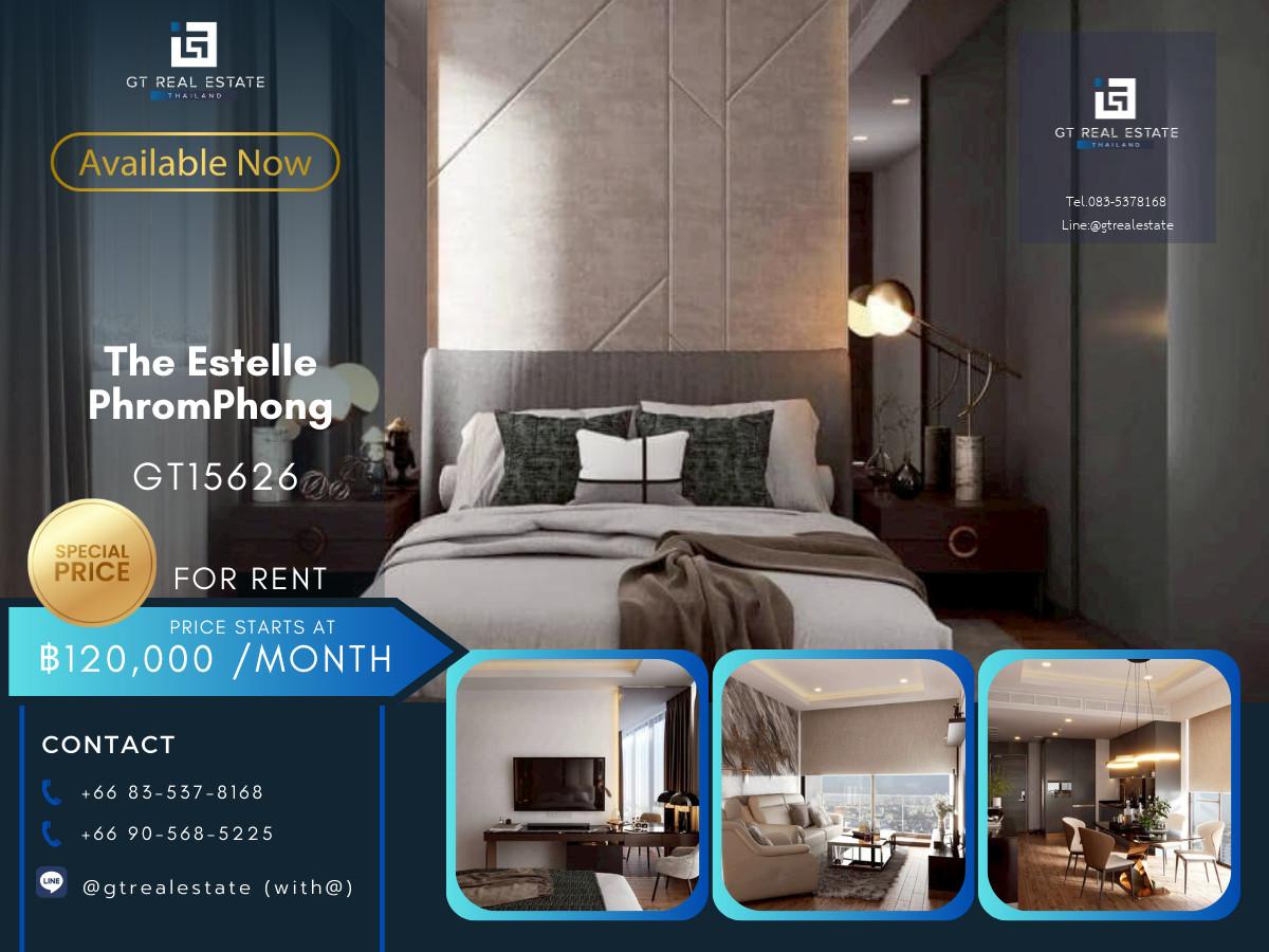 คอนโดหรูที่ The Estelle PhromPhong เดินทางสะดวก ใกล้รถไฟฟ้าบีทีเอส มีรถรับส่ง ห้องแต่งสวย เฟอร์นิเจอร์ครบ พร้อมอยู่!