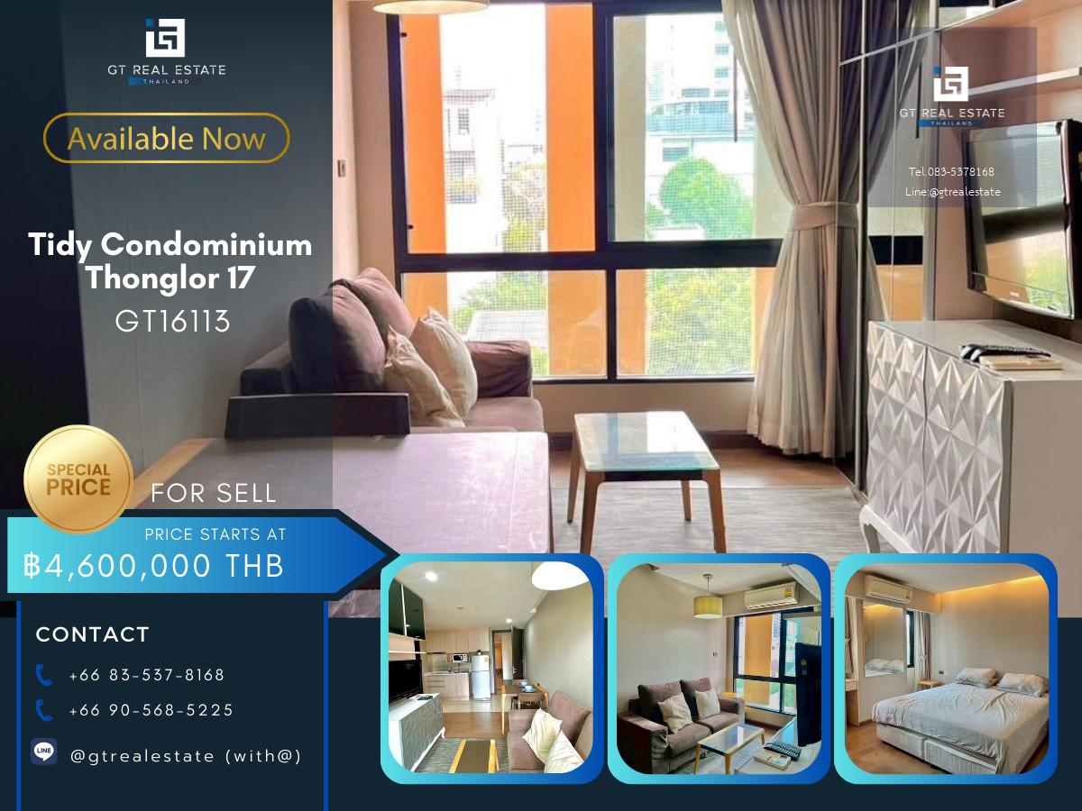 📍 GT16113 | Tidy Condominium Thonglor 17 For Sell