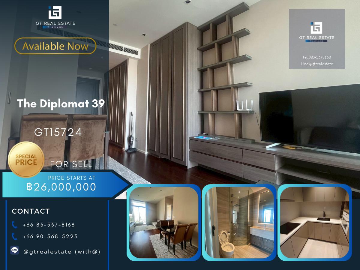 🌆 GT15724 | The Diplomat 39 City View ใจกลางพร้อมพงษ์