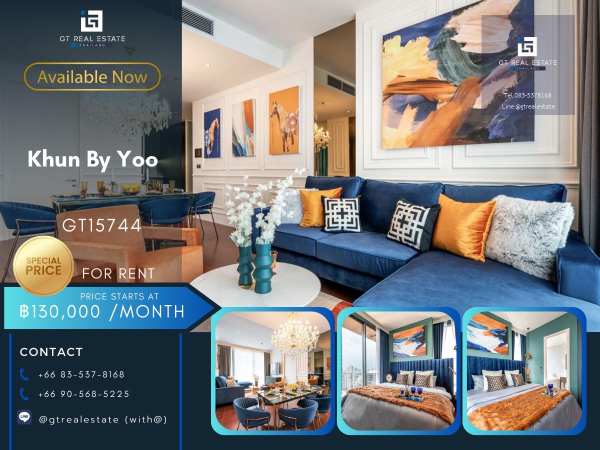 ✨ GT15744 | Khun By Yoo by Sansiri Prime Location Condominium