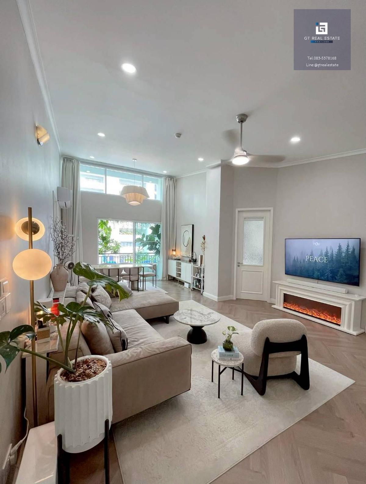 ✨ GT16129 |  คอนโด The Bangkok Sukhumvit 61 เดินทางสะดวก ใกล้รถไฟฟ้าบีทีเอส ห้องแต่งสวย เฟอร์นิจอร์ครบ พร้อมอยู่!!