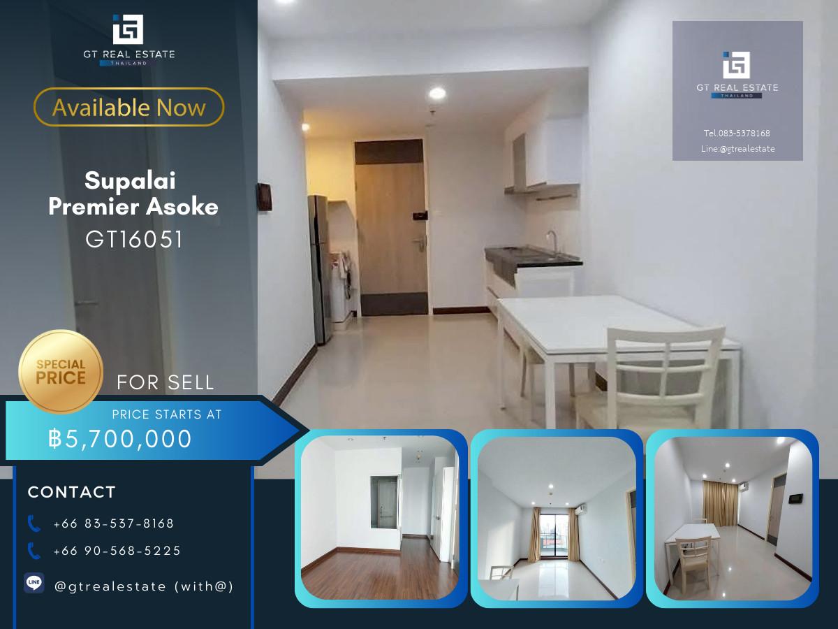 ✨ GT16051 Supalai Premier Asoke ห้องว่างพร้อมขาย ด่วน ‼️