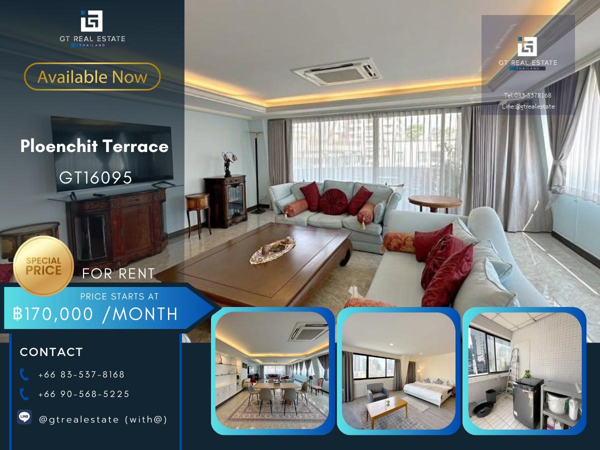 ✨ GT16095 | Ploen Chit Terrace | For Rent | For Sell