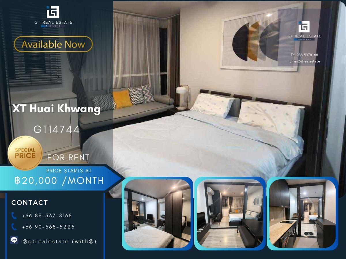 คอนโด XT Huai Khwang เดินทางสะดวก ใกล้รถไฟฟ้าเอ็มอาที มีรถรับส่ง ห้องสวย เฟอร์นิเจอร์ครบ พร้อมอยู่!