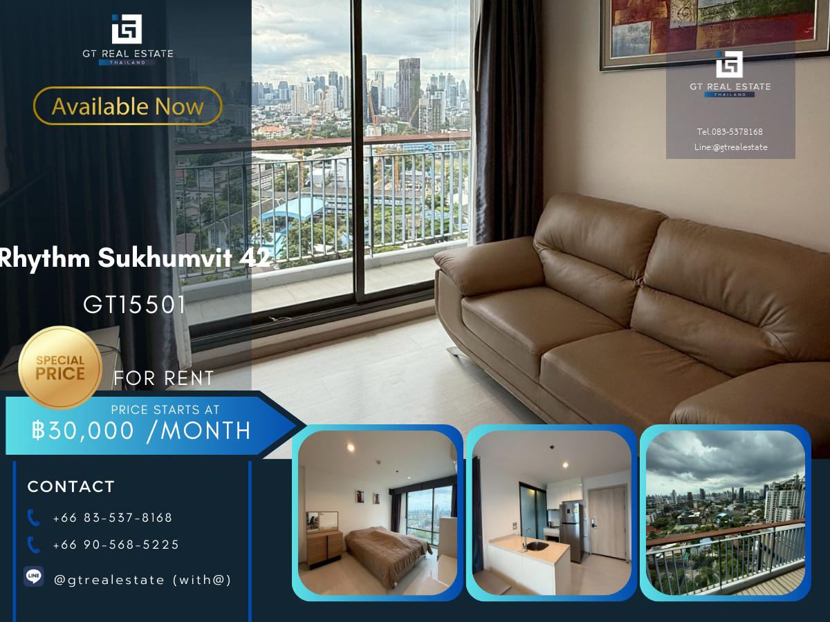 คอนโด Rhythm Sukhumvit 42 เดินทางสะดวก ใกล้รถไฟฟ้าบีทีเอส มีรถรับส่ง ห้องสวย เฟอร์นิเจอร์ครบ พร้อมอยู่!