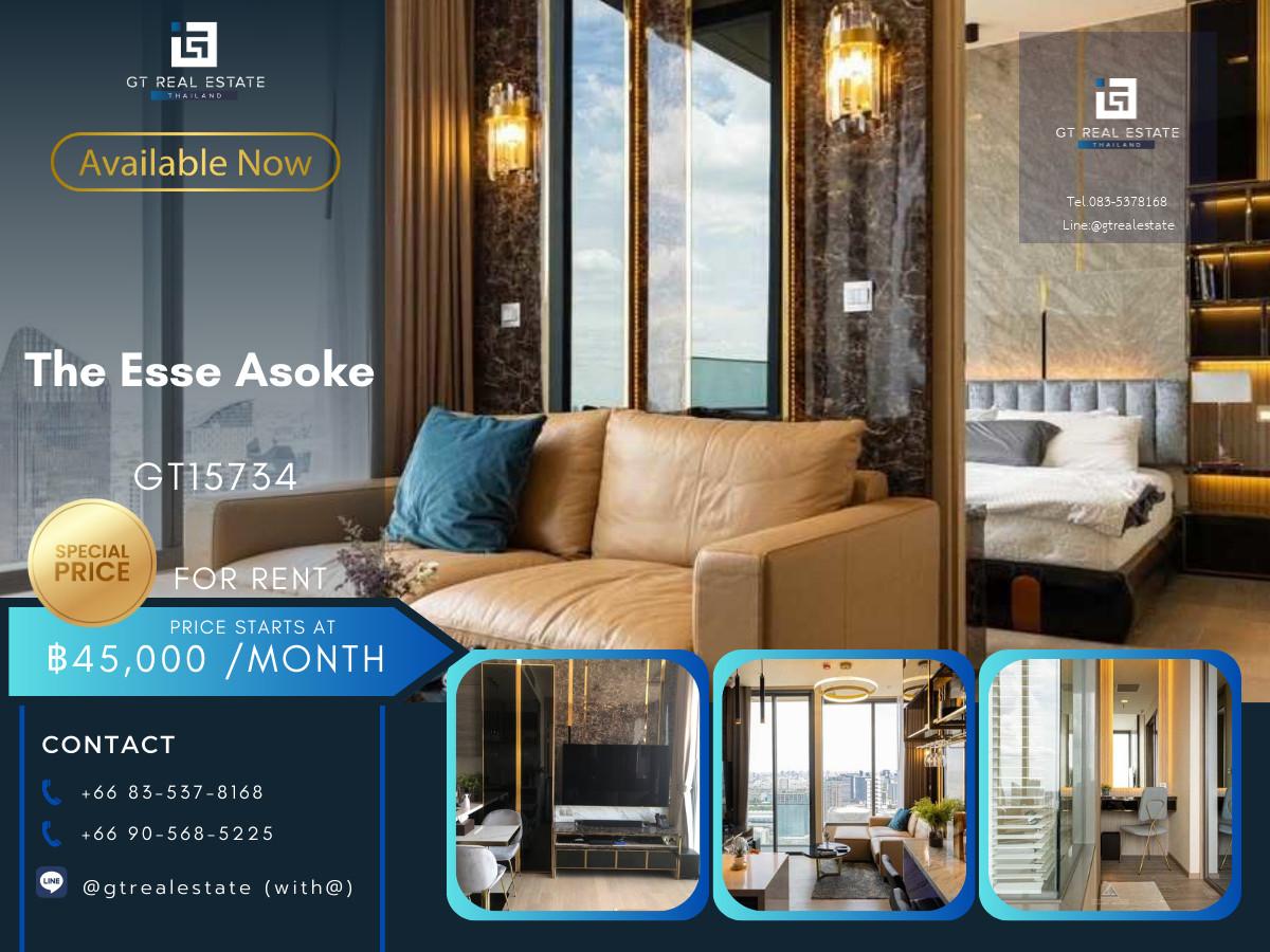 🏙️ GT15734 | The Esse Asoke Prime Location in CBD