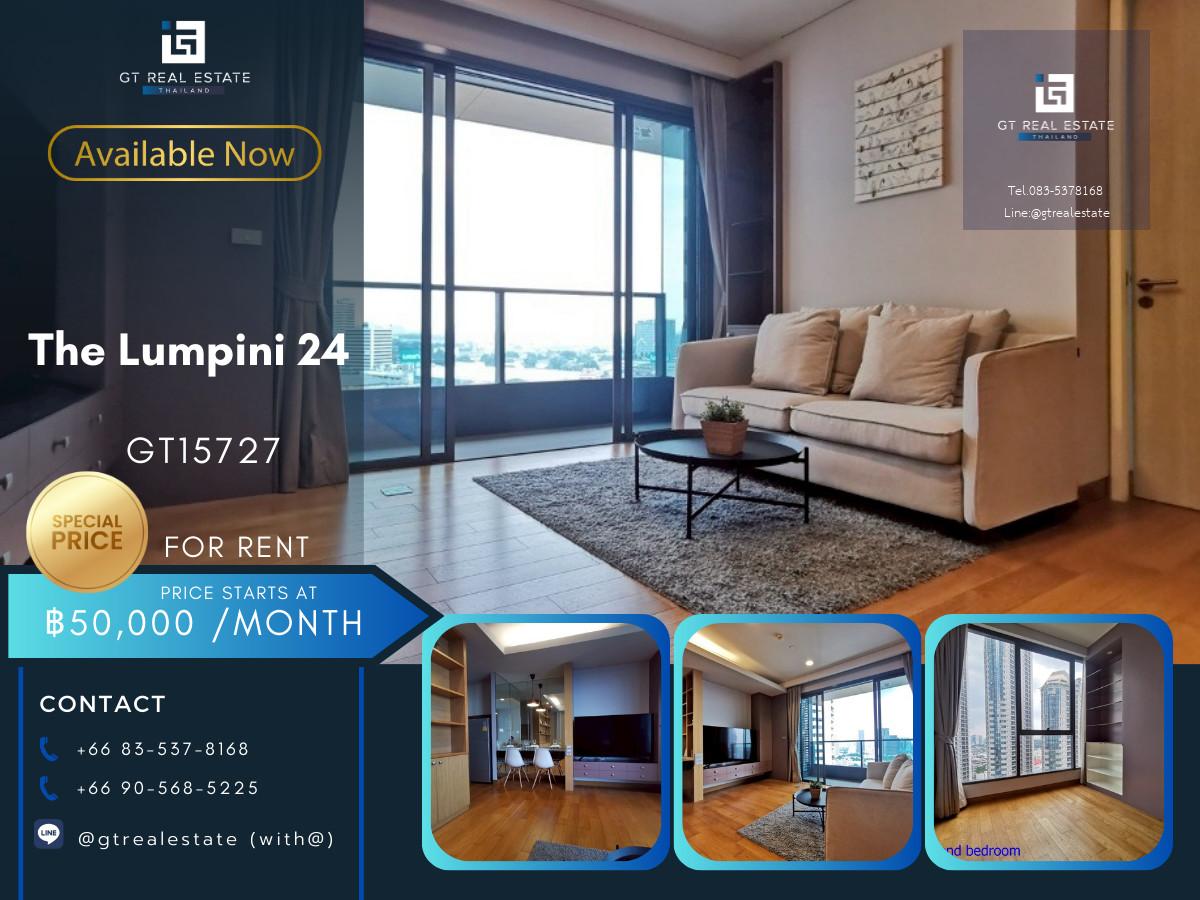 🏙️ GT15727 | The Lumpini 24 High Floor City View | Sale | Rent