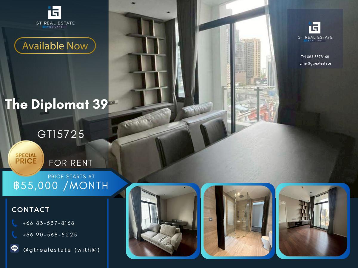 🌆 GT15725 | The Diplomat 39 City View ใจกลางพร้อมพงษ์