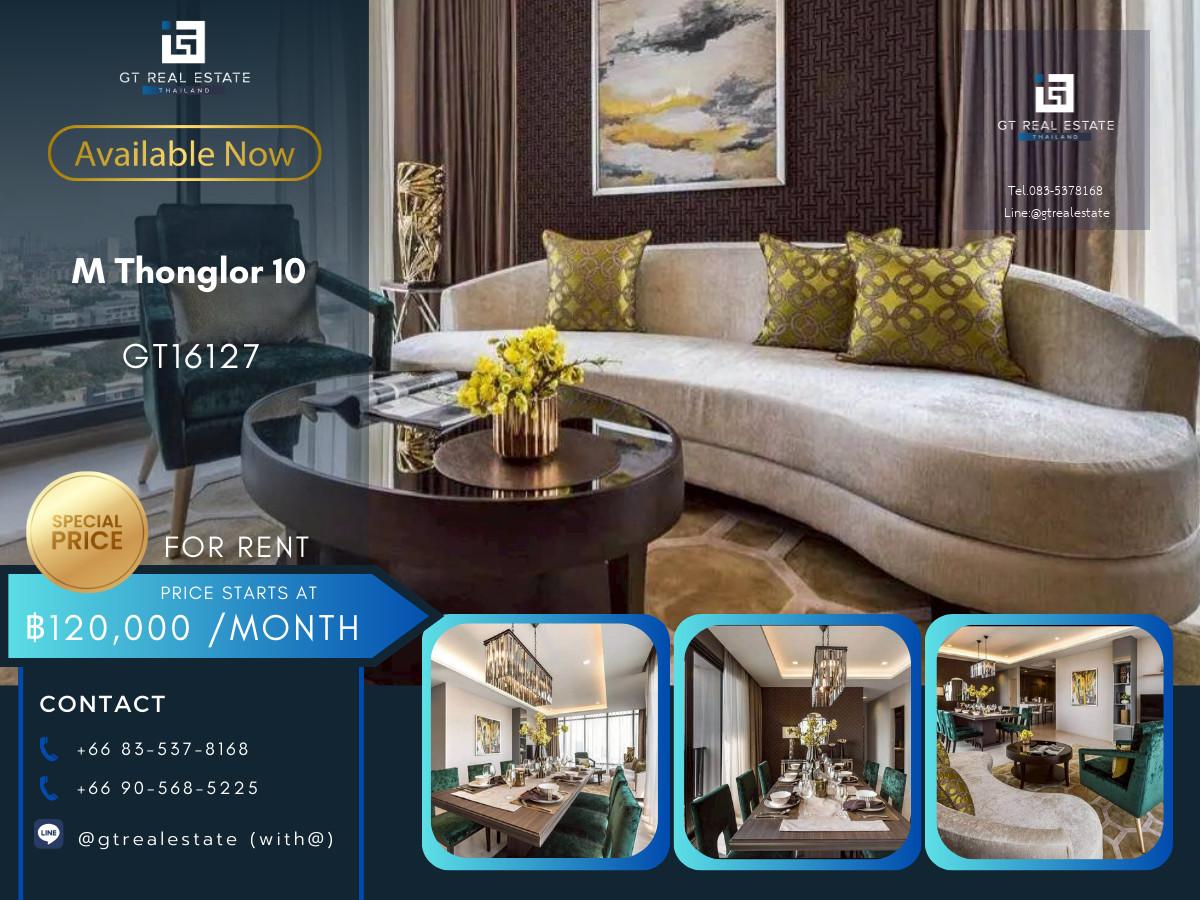 ✨ GT16127 |   M Thonglor 10 | Penhouse | 3 Bedrooms | Pet-friendly!!